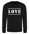 Свитшот Love надпись Черный фото