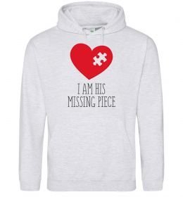 Жіноча толстовка (худі) I am his missing piece