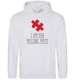Чоловіча толстовка (худі) I am her missing piece Чоловіча толстовка (худі) I am her missing piece