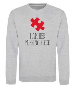 Світшот I am her missing piece