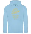 Чоловіча толстовка (худі) Together we can fly yellow Блакитний фото