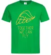 Чоловіча футболка Together we can fly yellow Зелений фото