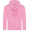 Жіноча толстовка (худі) Together we can fly pink Рожевий фото