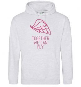 Жіноча толстовка (худі) Together we can fly pink