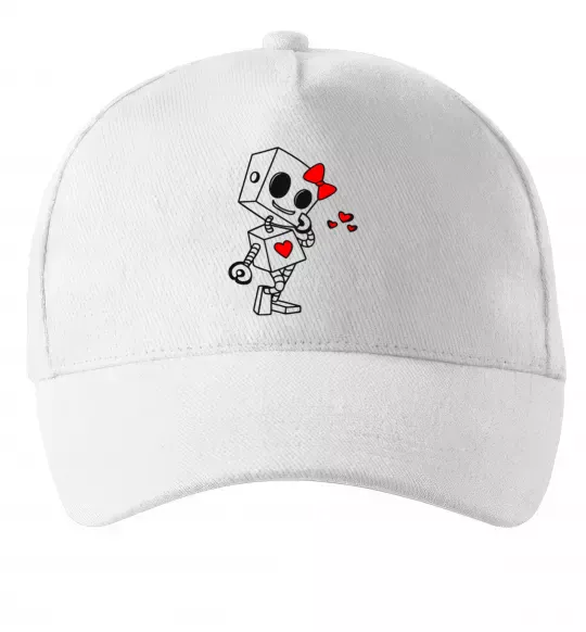 Кепка Robot girl Білий фото