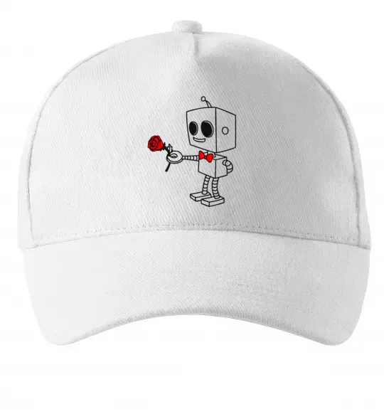 Кепка Robot boy Білий фото