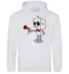 Мужская толстовка (худи) Robot boy Серый меланж фото