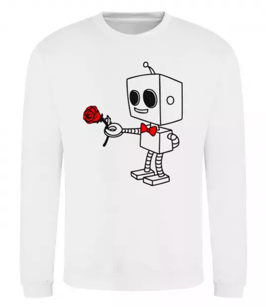 Світшот Robot boy Білий фото