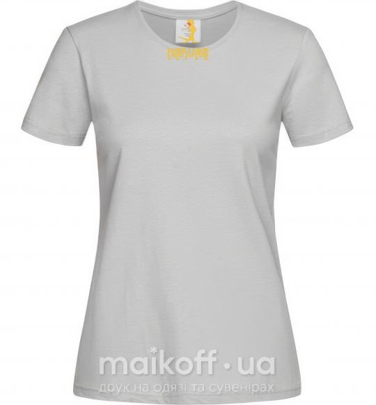Женская футболка Hakuna Серый фото