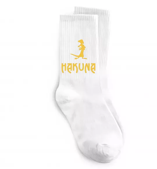 Носки Hakuna Белый фото