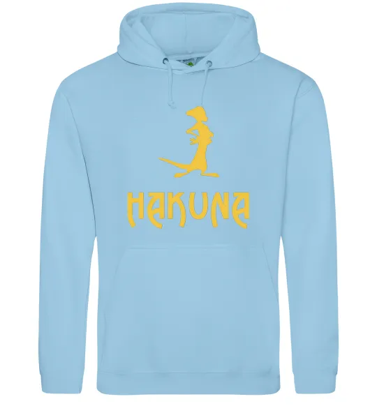 Жіноча толстовка (худі) Hakuna Блакитний фото