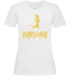 Женская футболка Hakuna Белый Женская футболка Hakuna Белый фото