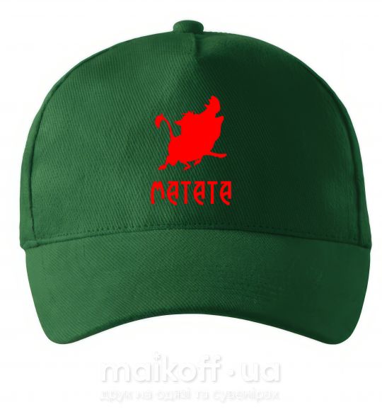 Кепка Matata Темно-зелений фото