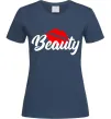 Женская футболка Beauty Темно-синий Женская футболка Beauty Темно-синий фото