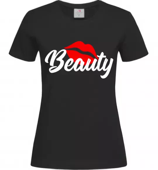 Женская футболка Beauty Черный фото