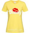 Жіноча футболка Beauty Лимонний фото