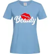Женская футболка Beauty Голубой Женская футболка Beauty Голубой фото