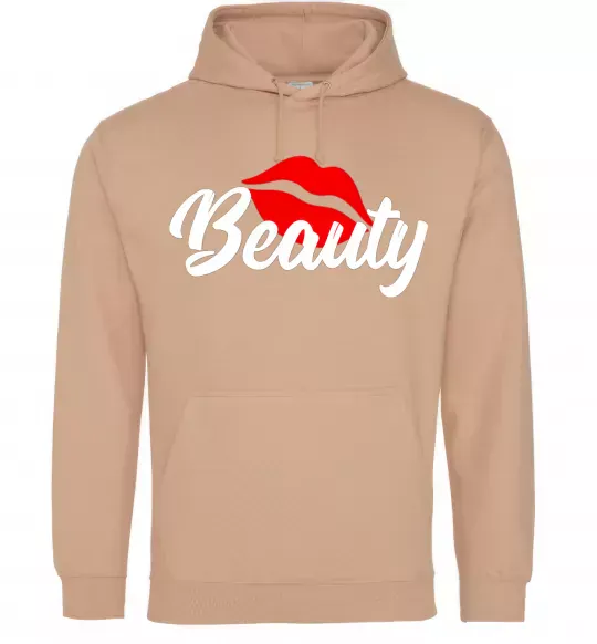 Жіноча толстовка (худі) Beauty Пісочний фото