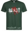 Чоловіча футболка Beast Темно-зелений фото