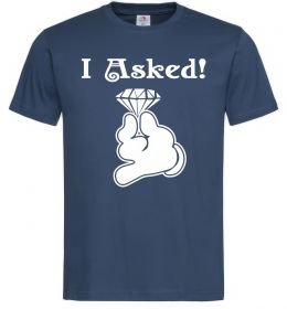 Мужская футболка I asked