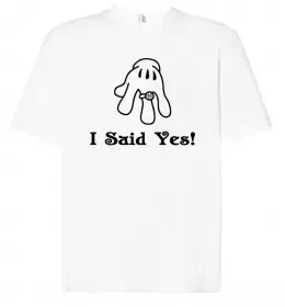 Футболка Оверсайз Найкраща дружина Принт зі зміною прізвища Белый фото