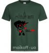 Мужская футболка Bat boy Темно-зеленый фото