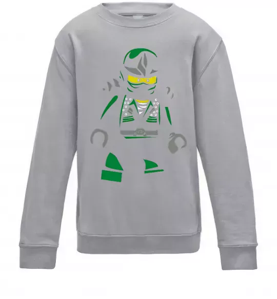 Детский Свитшот Lego Ninja Серый меланж фото