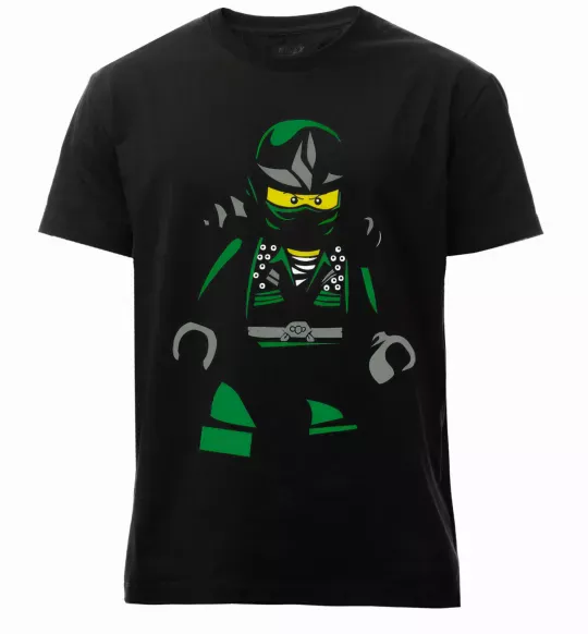 Чоловіча преміум футболка Lego Ninja Чорний фото