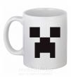 Чашка керамическая Minecraft logo Белый фото
