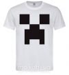 Чоловіча футболка Minecraft logo Білий фото