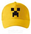 Кепка Minecraft logo Солнечно желтый фото