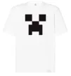 Футболка Оверсайз Minecraft logo Белый фото