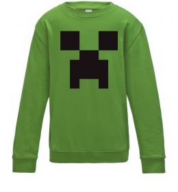 Детский Свитшот Minecraft logo