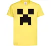 Дитяча футболка Minecraft logo Лимонний фото