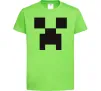 Дитяча футболка Minecraft logo Лаймовий фото