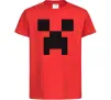 Дитяча футболка Minecraft logo Червоний фото
