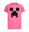 Детская футболка Minecraft logo Ярко-розовый фото