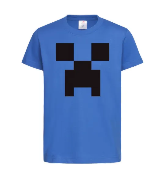 Детская футболка Minecraft logo Ярко-синий фото
