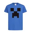 Детская футболка Minecraft logo Ярко-синий фото