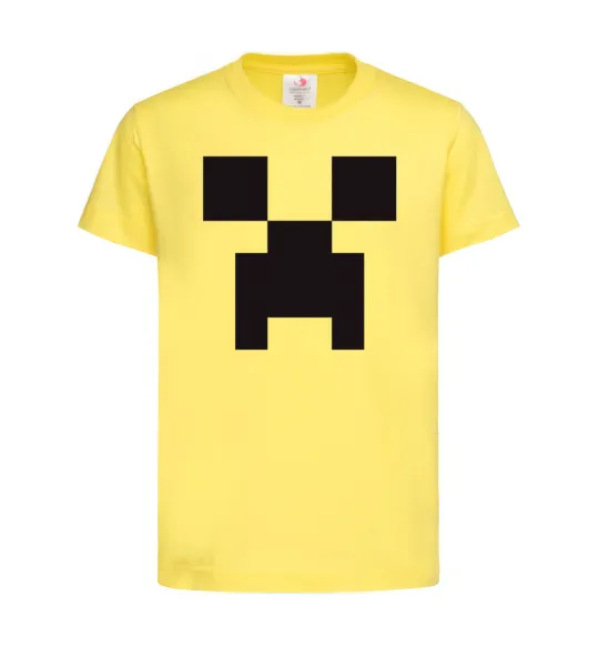 Детская футболка Minecraft logo Лимонный фото
