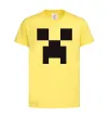 Детская футболка Minecraft logo Лимонный фото