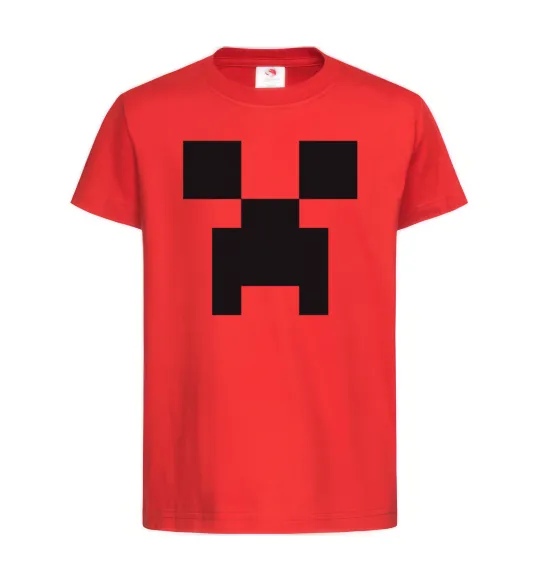 Детская футболка Minecraft logo Красный фото