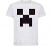 Дитяча футболка Minecraft logo Білий фото