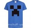 Детская футболка Minecraft logo Ярко-синий фото
