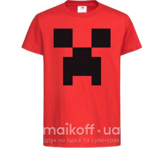 Детская футболка Minecraft logo Красный фото