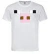 Чоловіча футболка Minecraft pig Білий Чоловіча футболка Minecraft pig Білий фото