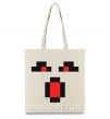 Эко-сумка Minecraft evil Бежевый фото