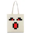 Эко-сумка Minecraft evil Бежевый фото