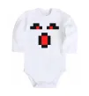 Дитячий бодік Minecraft evil Білий фото