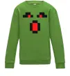 Детский Свитшот Minecraft evil Лаймовый фото